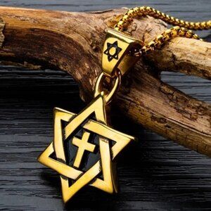 ❤️Retro surgical Star Pendant Necklace , N90201P109